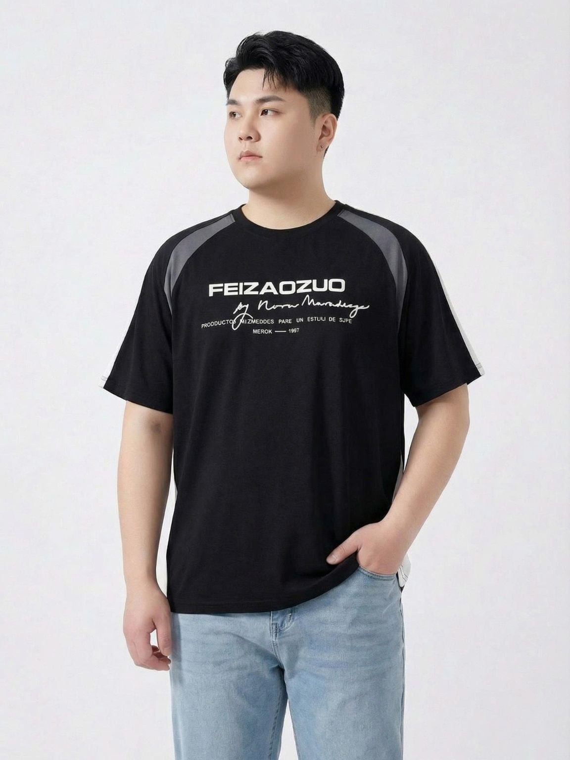 Áo Thun Đen A1 Big Size Nam