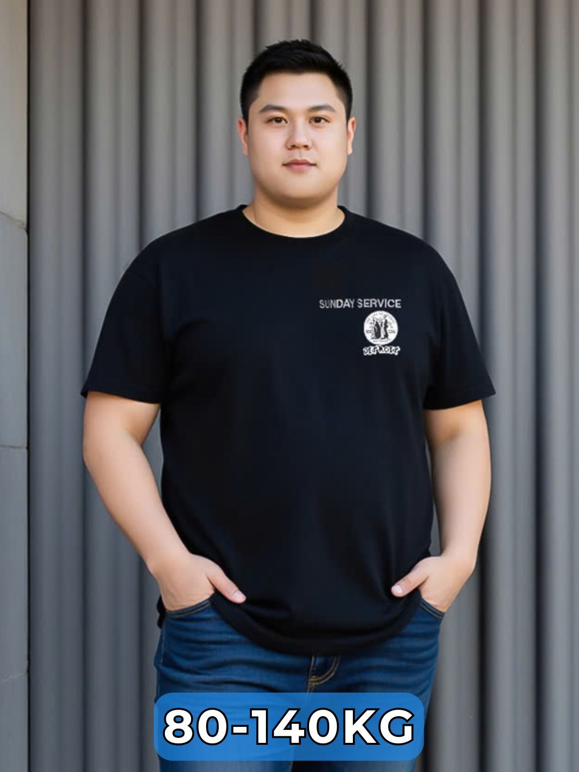 Áo Thun Đen C7 Big Size Nam