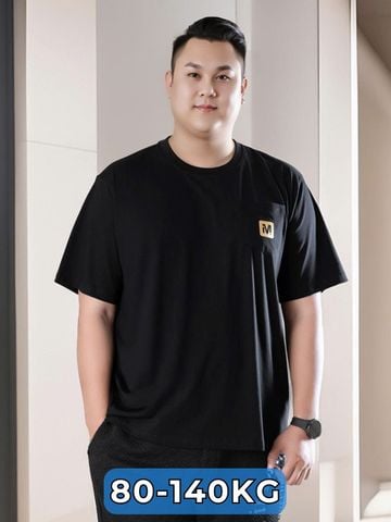 Áo Thun Đen D1 Big Size Nam