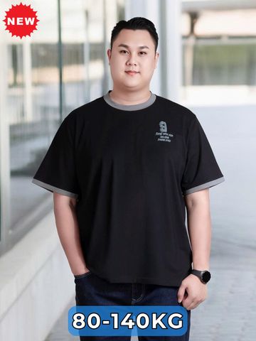 Áo Thun Đen D7 Big Size Nam