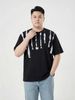 Áo Thun Đen Họa Tiết Big Size Nam