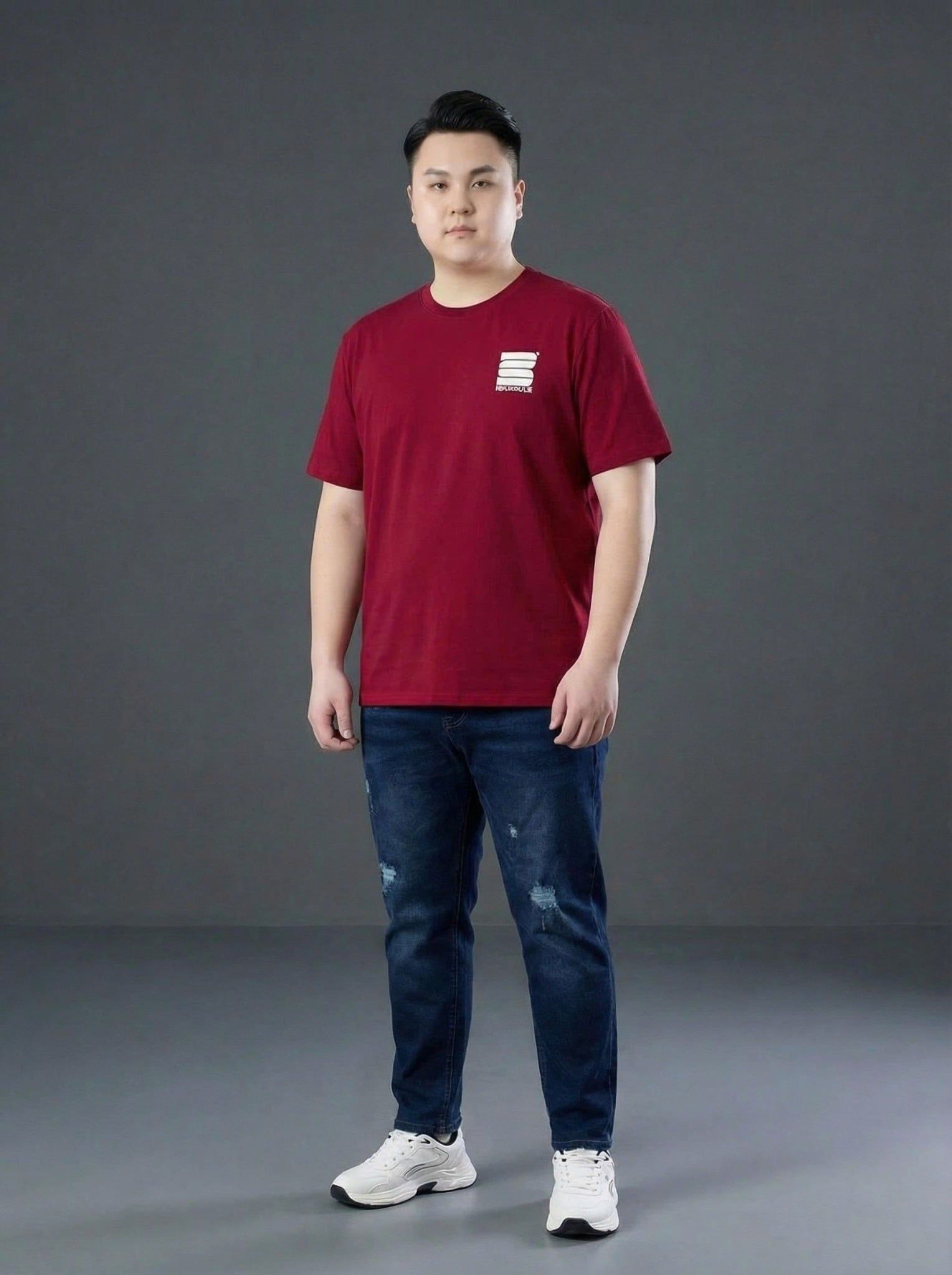 Áo Thun Đỏ In Big Size Nam