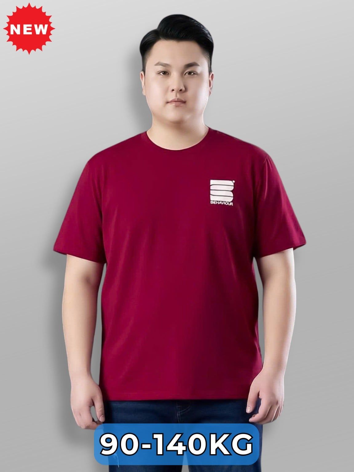 Áo Thun Đỏ In Big Size Nam