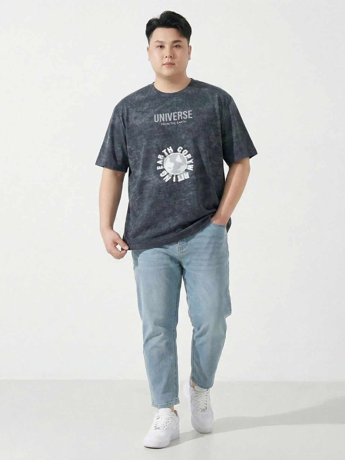 Áo Thun Loang Xám Big Size Nam