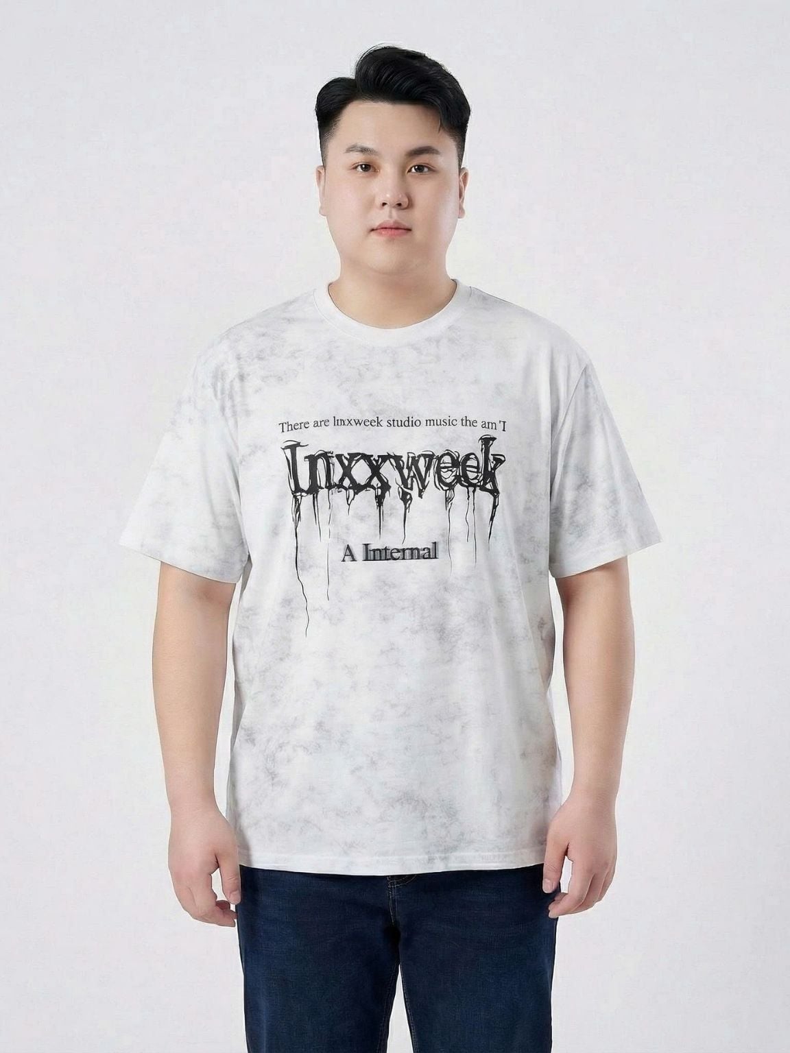 Áo Thun Loang Trắng Big Size Nam