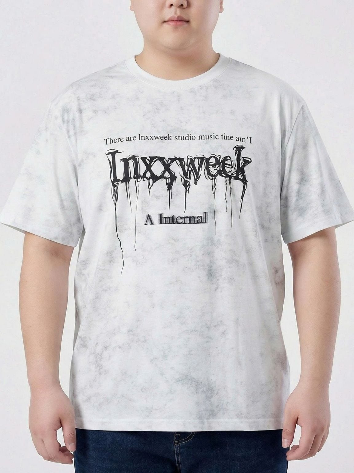 Áo Thun Loang Trắng Big Size Nam