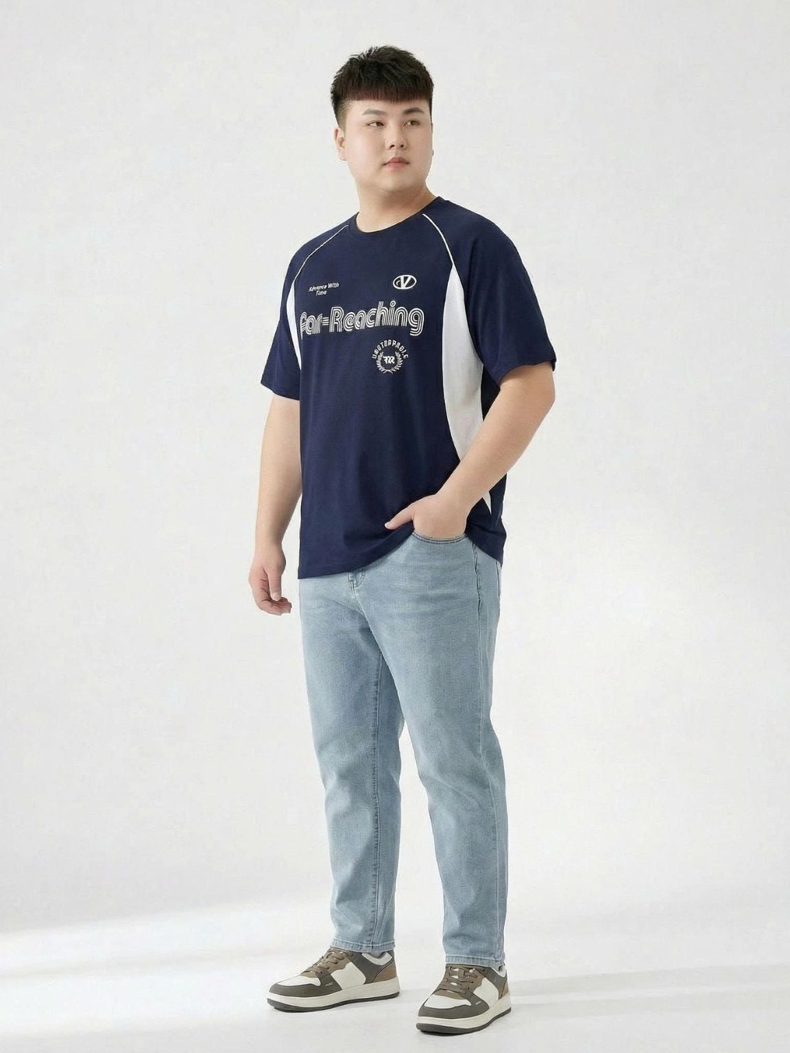 Áo Thun Than Viền Big Size Nam