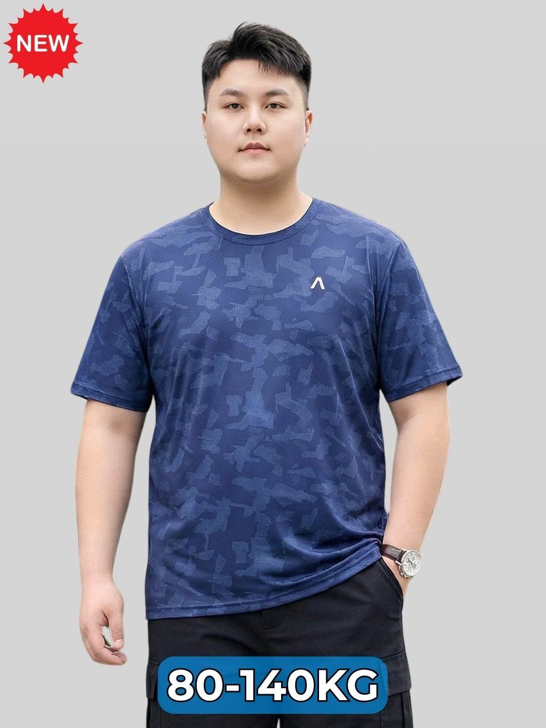 Áo Thun Thể Thao Họa Tiết Big Size Nam