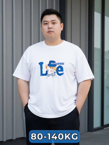 Áo Thun Trắng B2 Big Size Nam