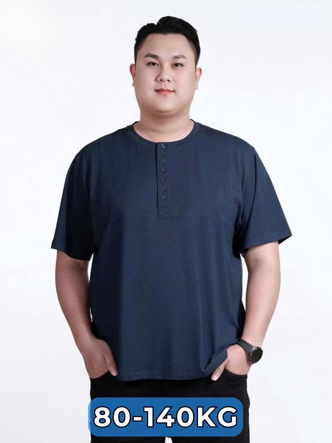 Áo Thun Xanh Đen Big Size Nam