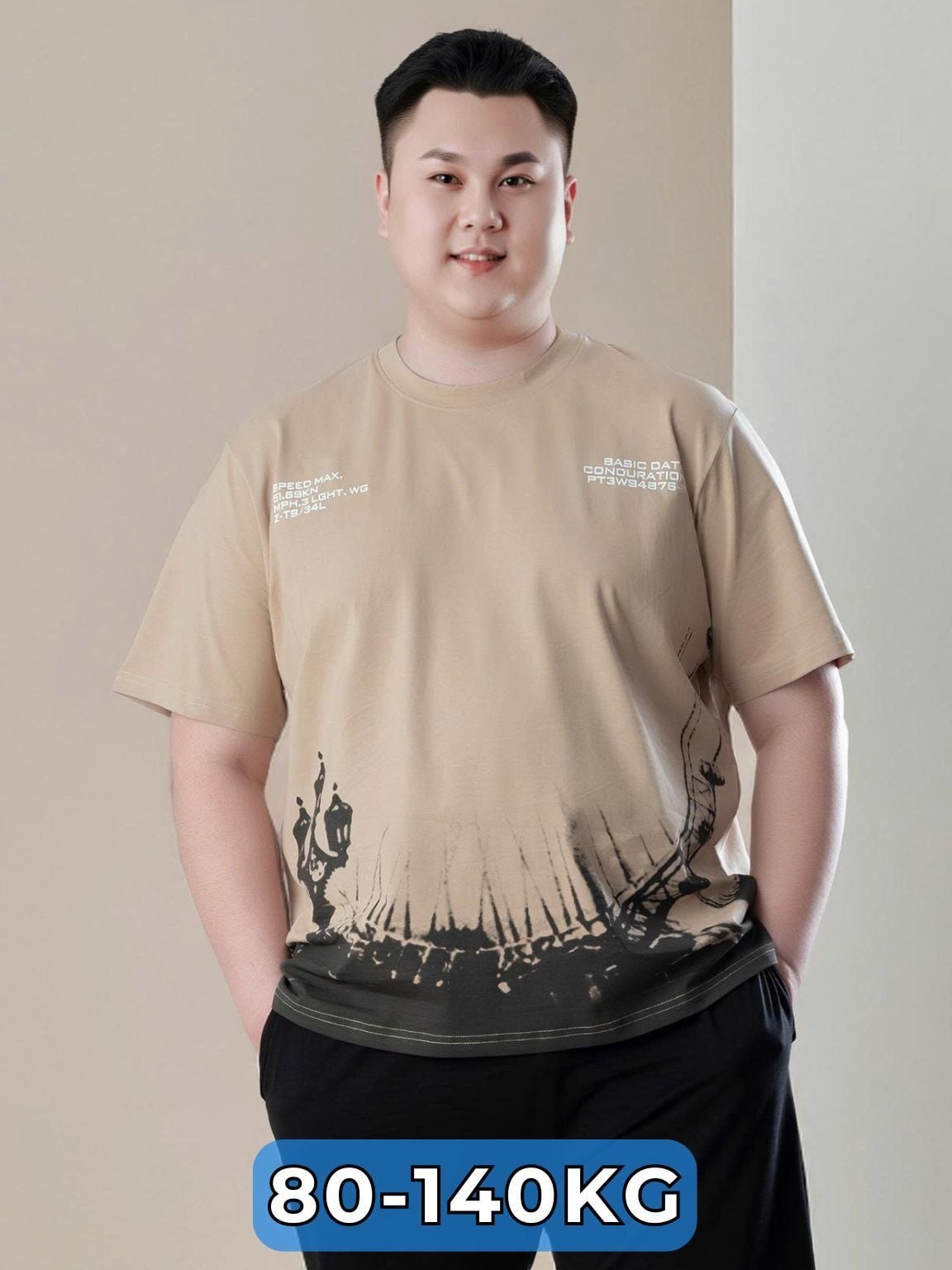 Áo Thun Ghi In Big Size Nam