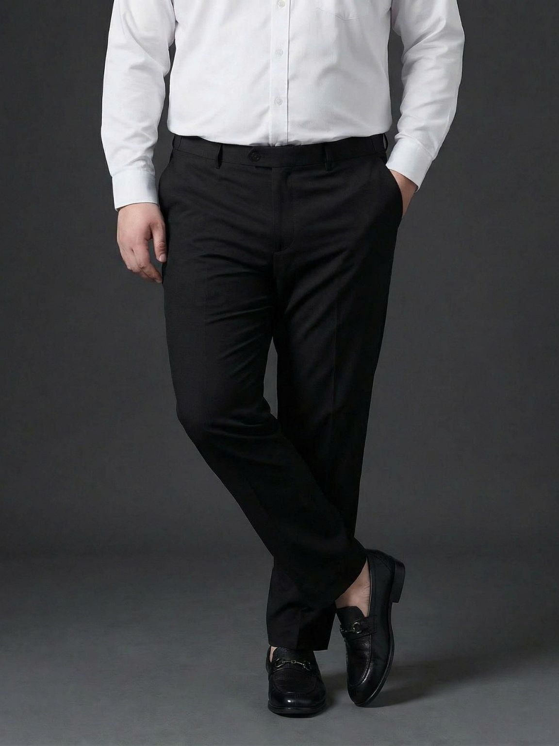 Quần Âu Đen Big Size Nam