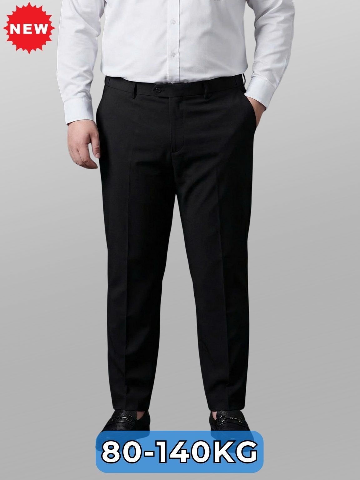 Quần Âu Đen Big Size Nam