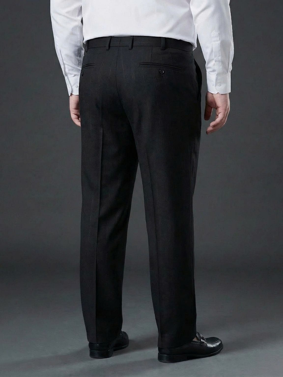 Quần Âu Đen Họa Tiết Big Size Nam