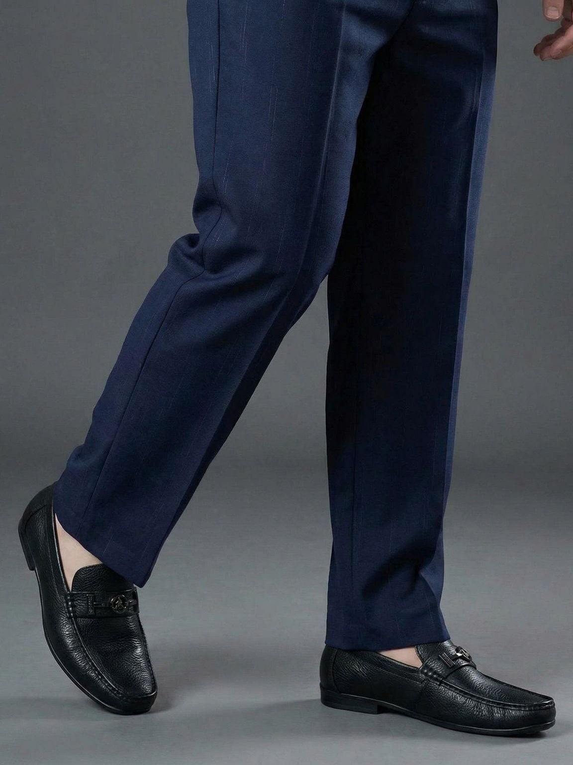 Quần Âu Xanh Họa Tiết Big Size Nam