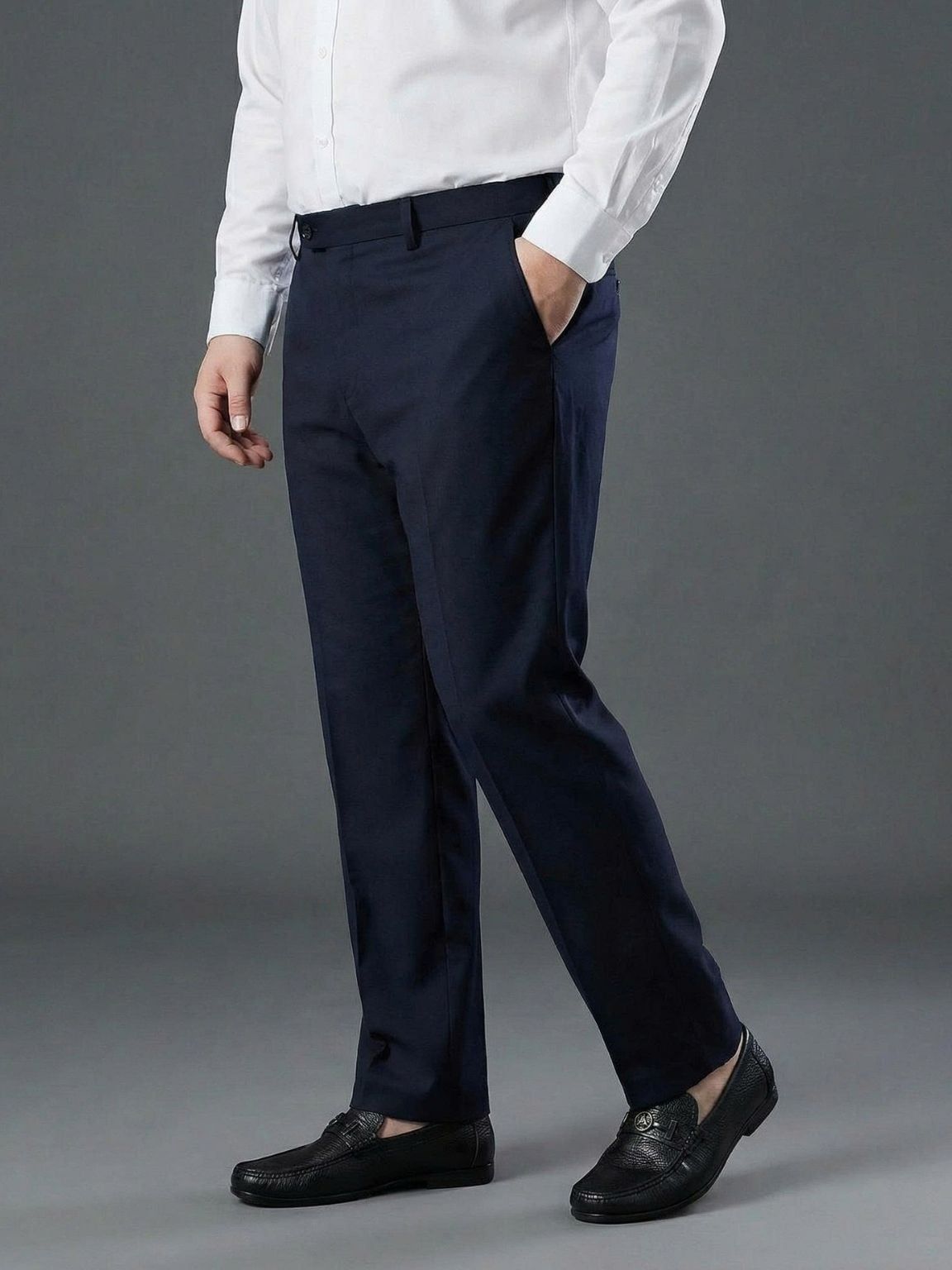 Quần Âu Xanh Than Big Size Nam