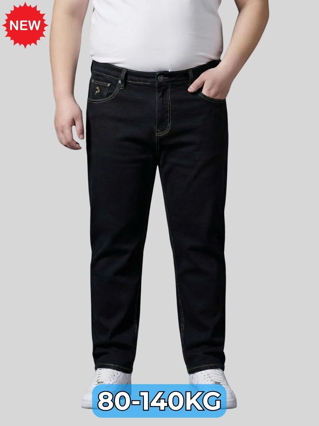 Quần Jean Đen Viền Big Size Nam