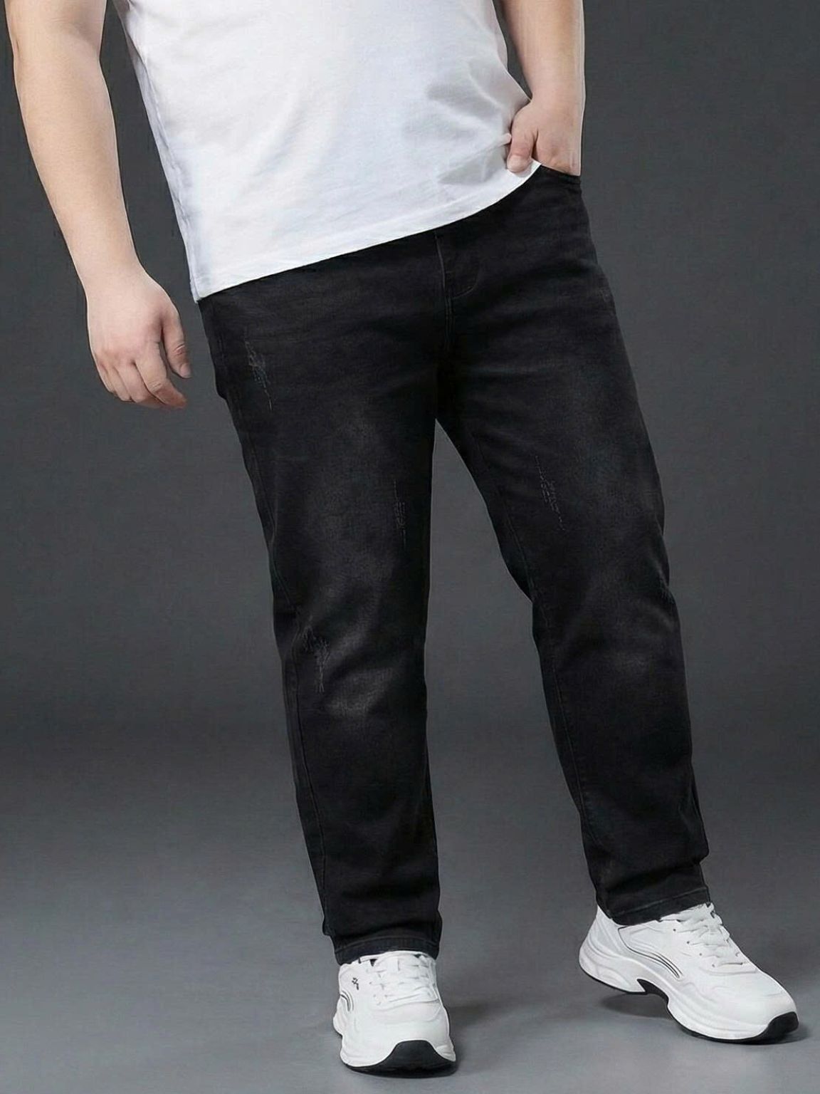 Quần Jean Đen Xước Big Size Nam