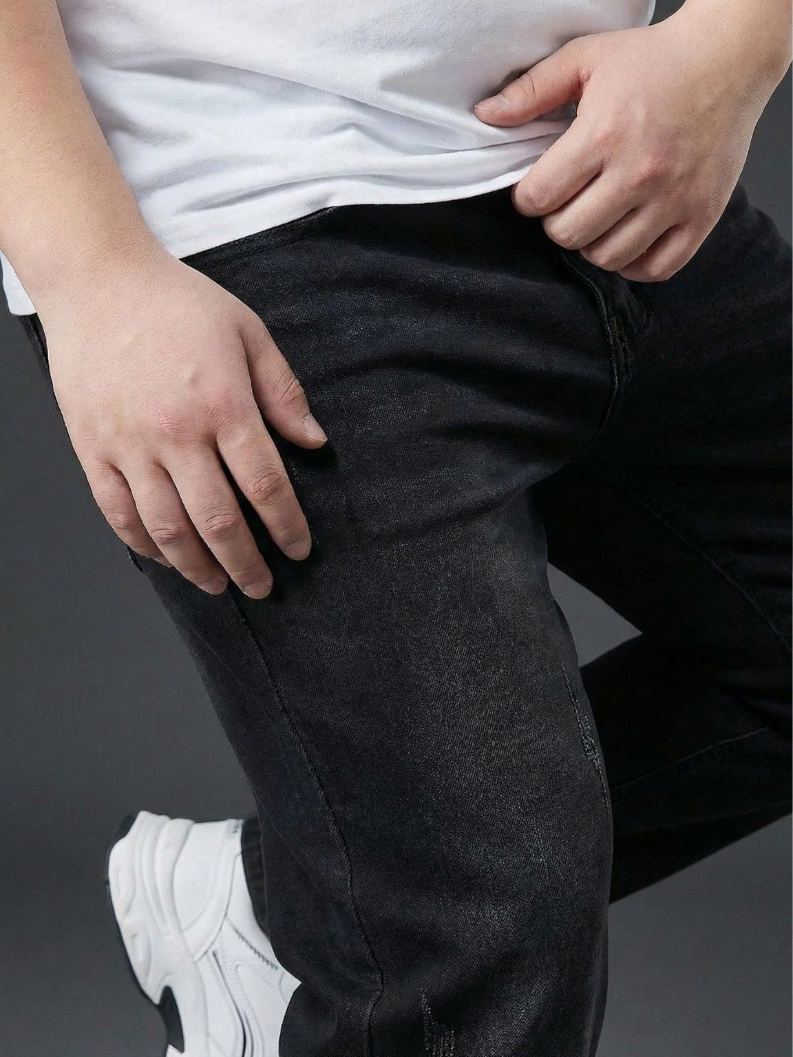 Quần Jean Đen Xước Big Size Nam