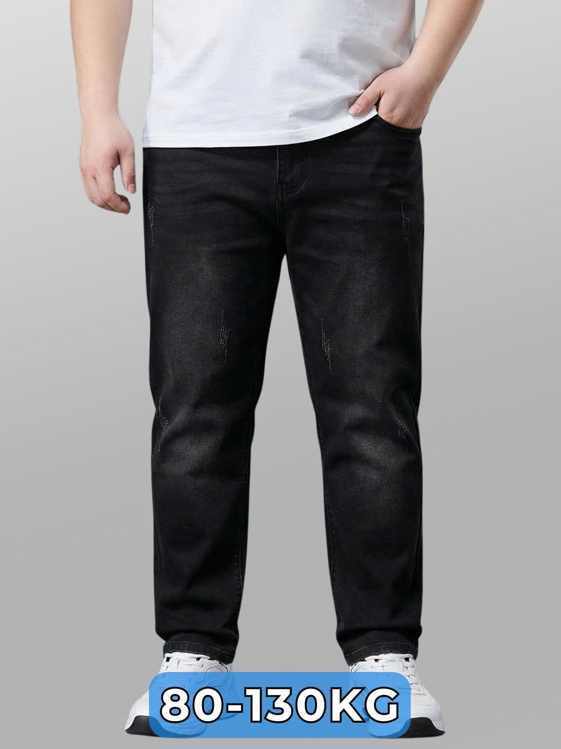 Quần Jean Đen Xước Big Size Nam