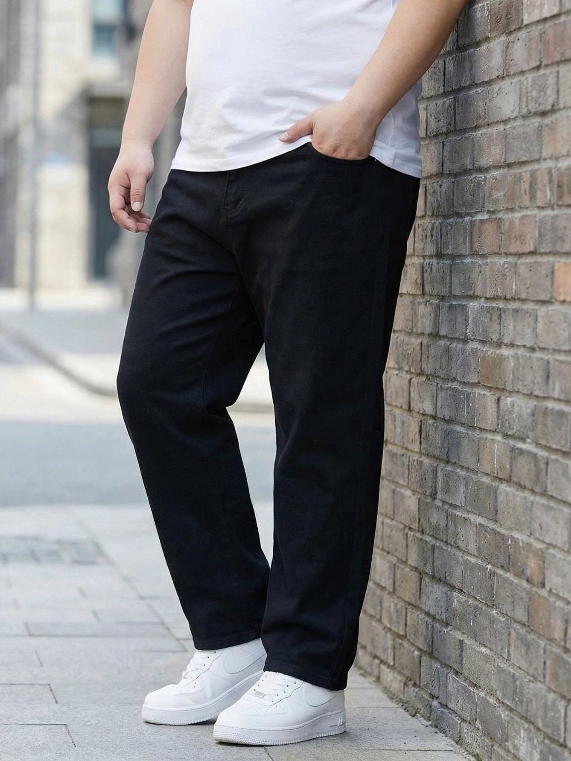 Quần Jean Đen Ống Suông Big Size Nam