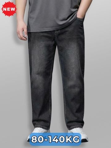 Quần Jean Xám Ống Suông Big Size Nam