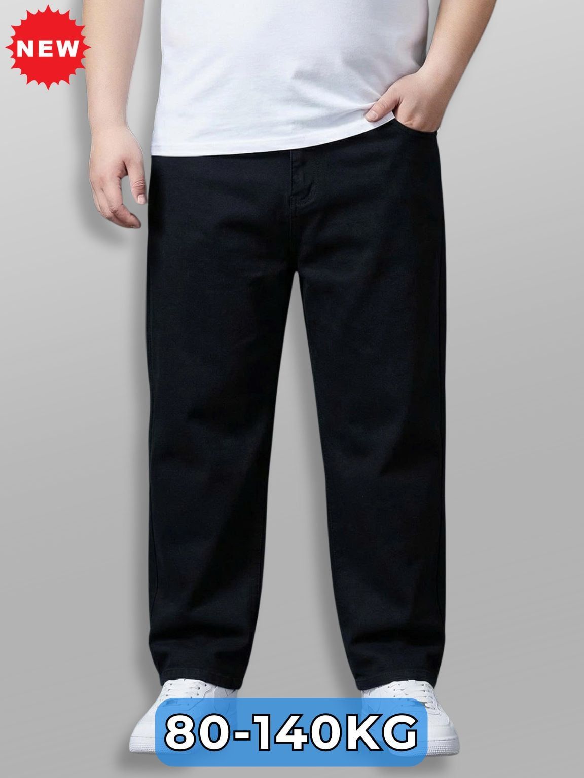 Quần Jean Đen Ống Suông Big Size Nam