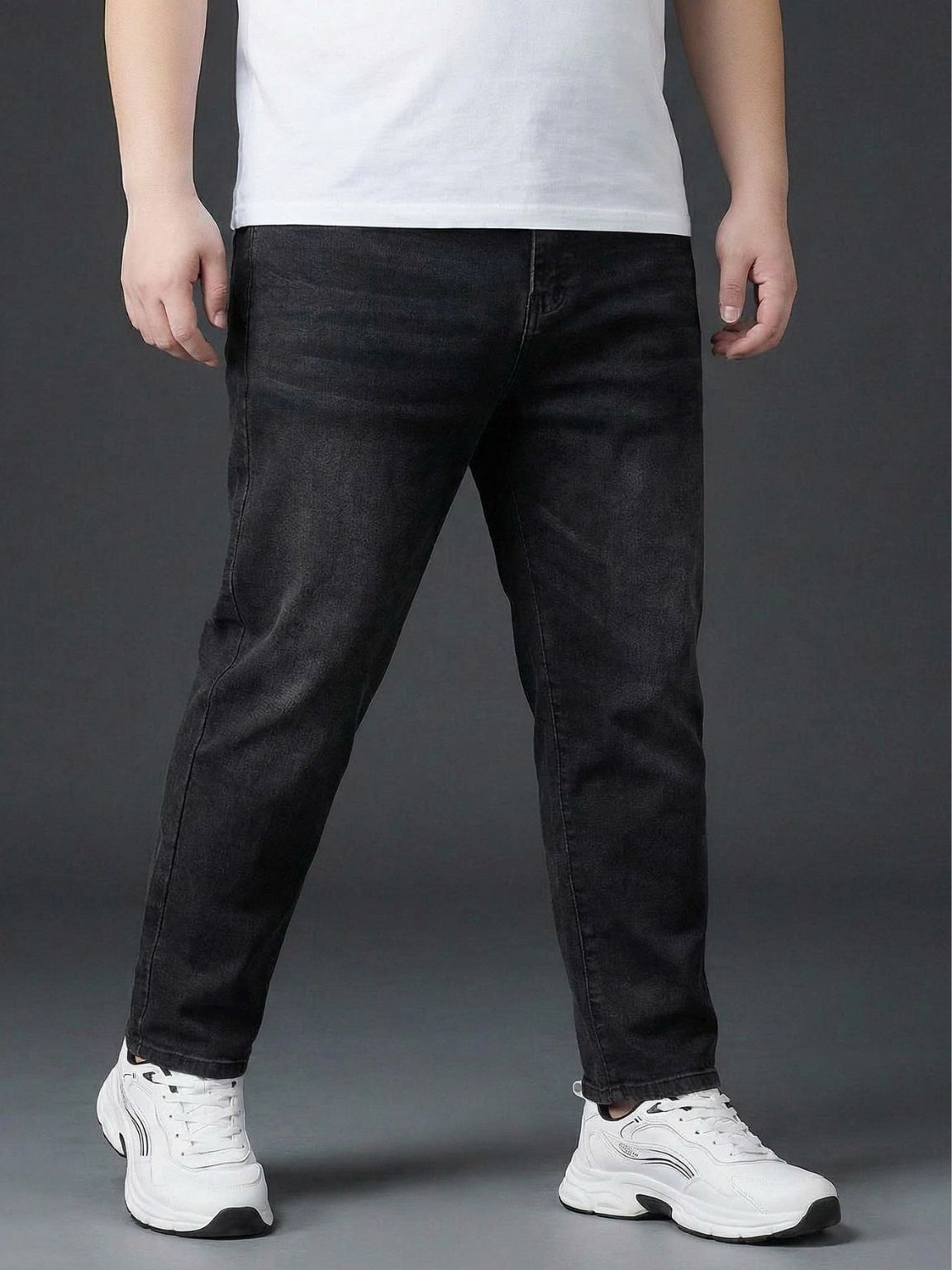 Quần Jean Đen Xám big size nam
