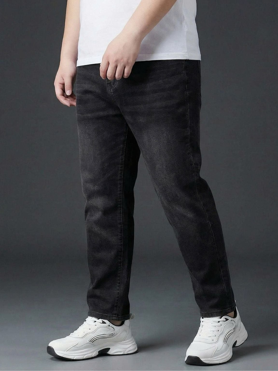 Quần Jean Đen Xám big size nam