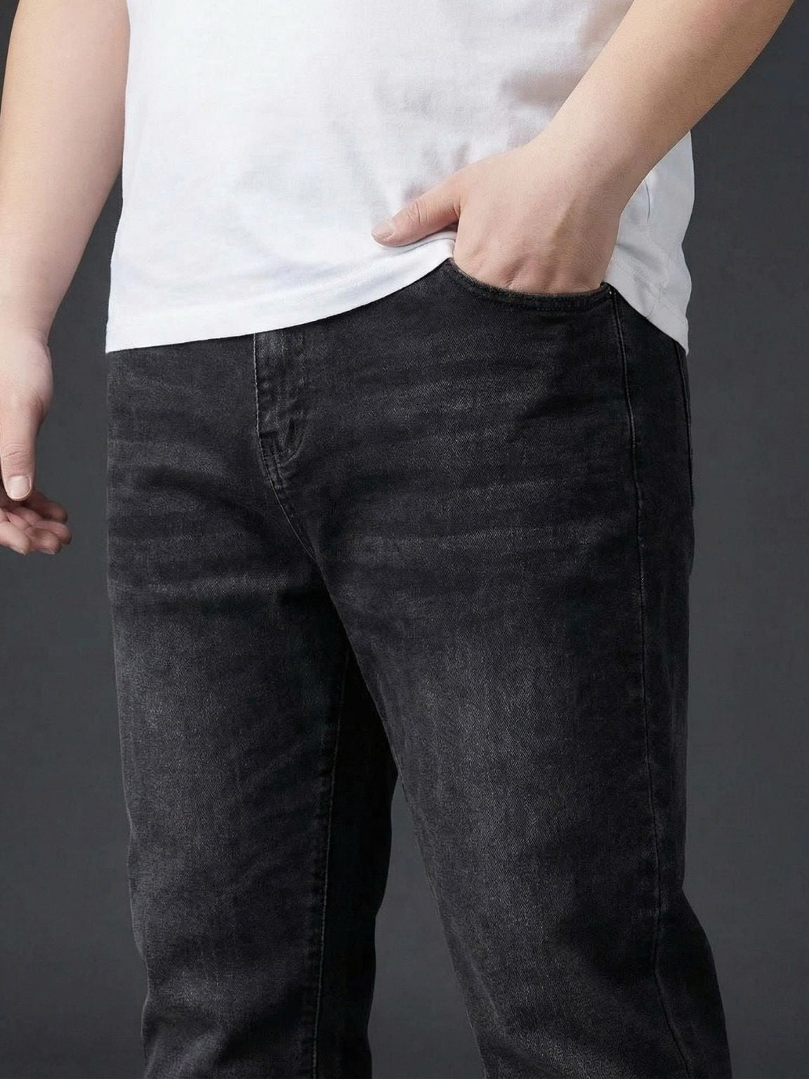 Quần Jean Đen Xám big size nam