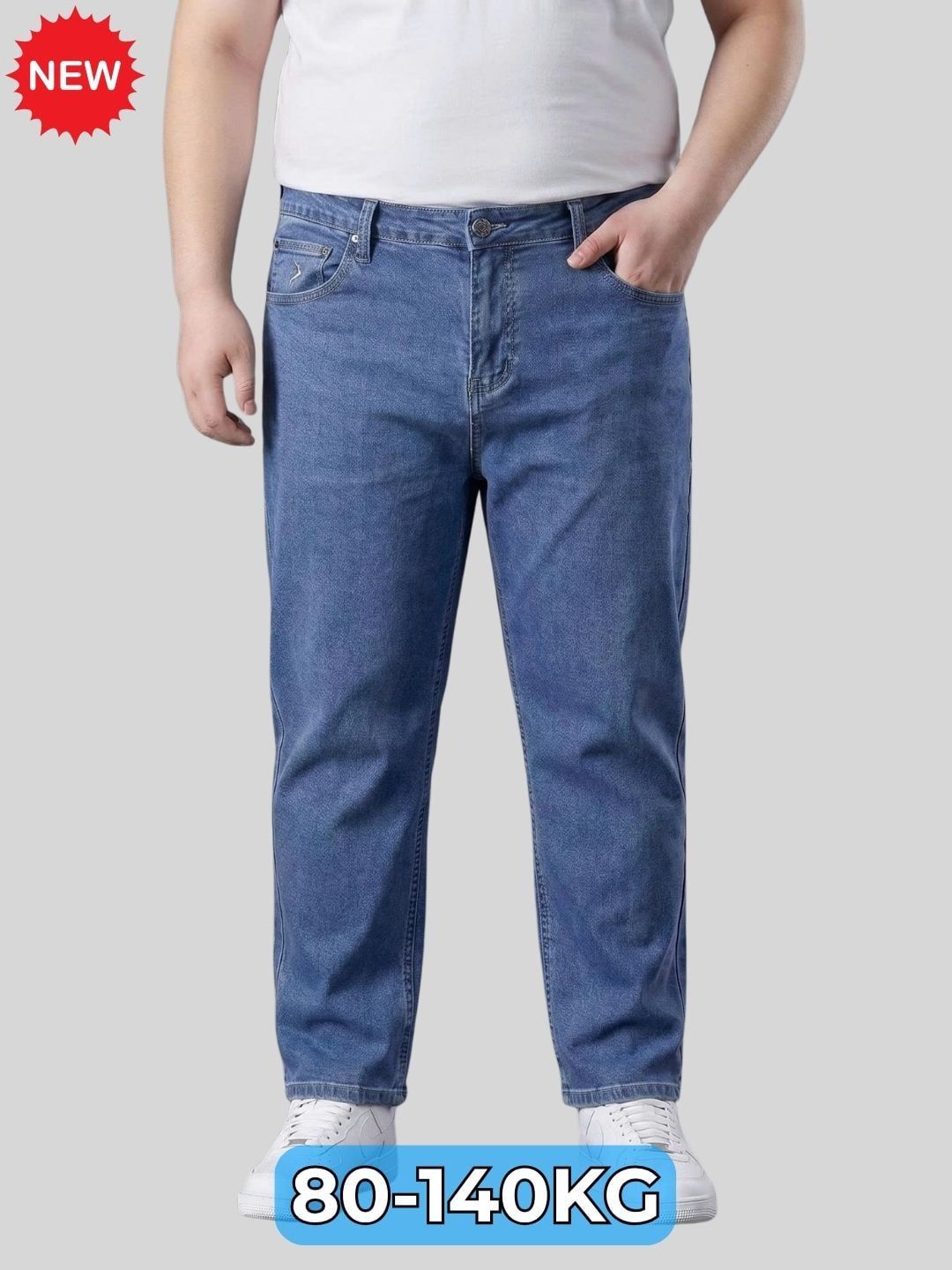 Quần Jean Xanh Nhạt Big Size Nam