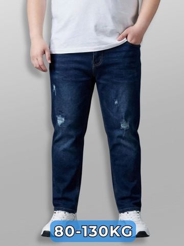 Quần Jean Xanh Xước Big Size Nam