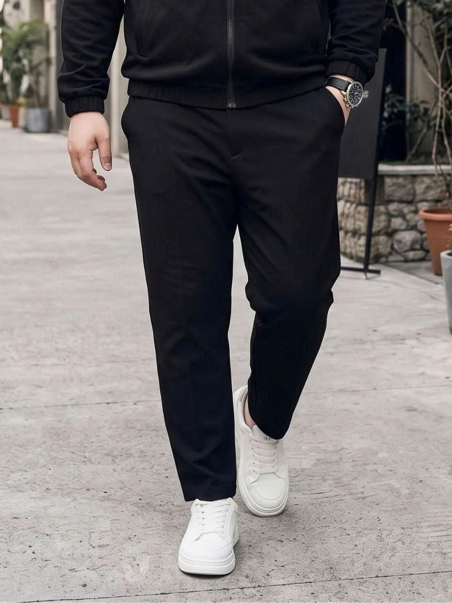 Quần Nỉ Đen Big Size Nam - QN CT A