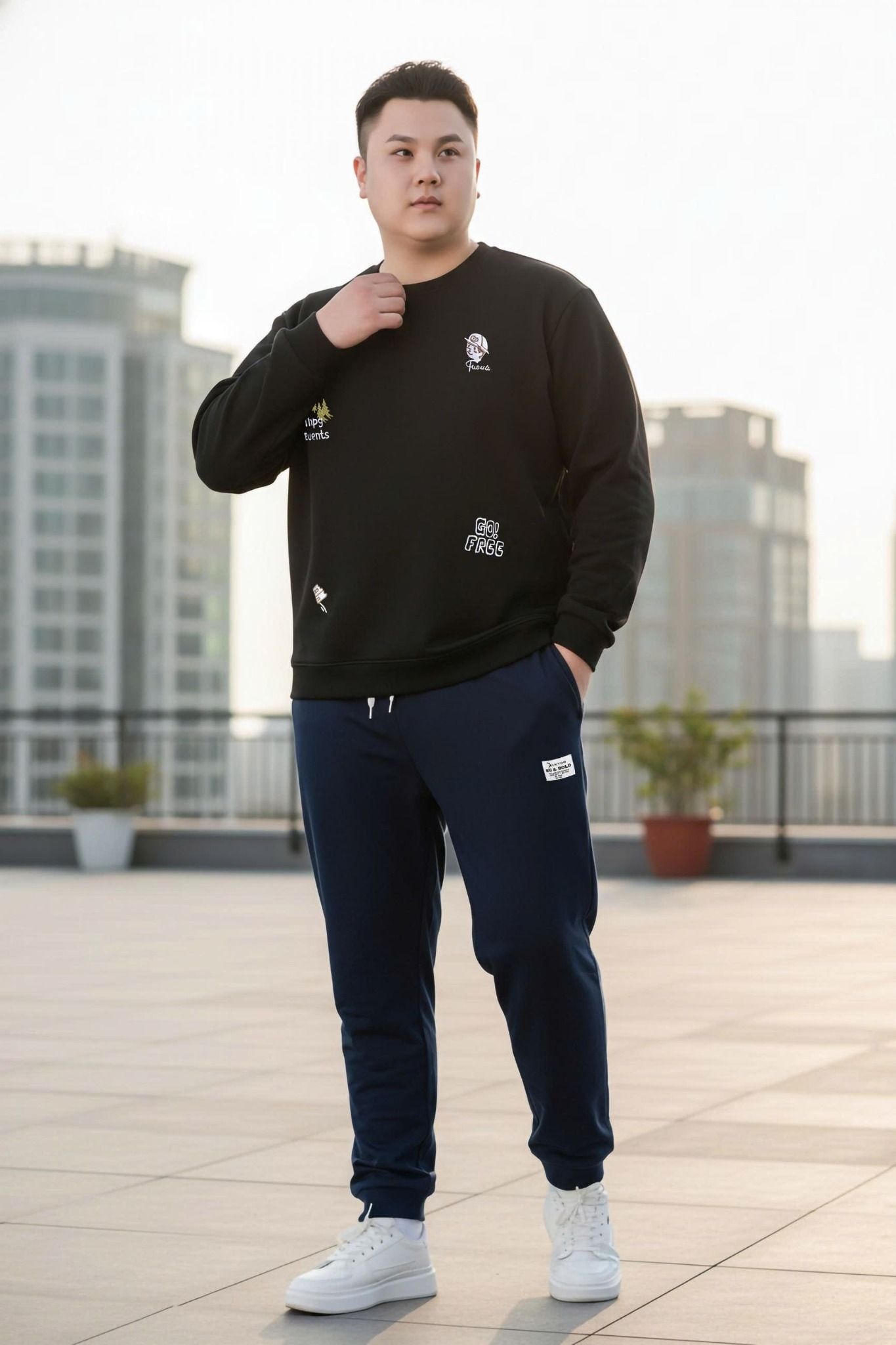 Quần Nỉ Trơn Big Size Nam