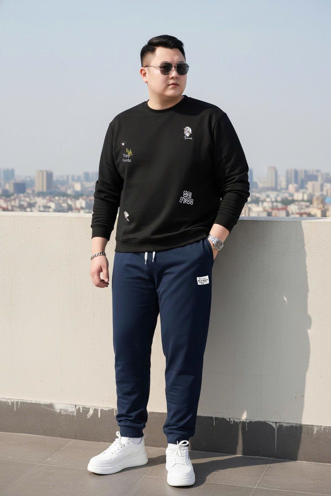 Quần Nỉ Trơn Big Size Nam