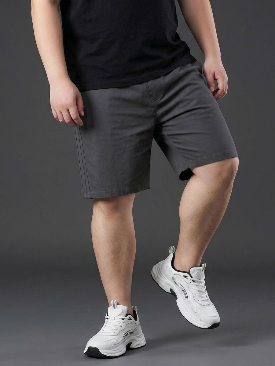Quần Short Thun Đen Big Size Nam - SN DEN