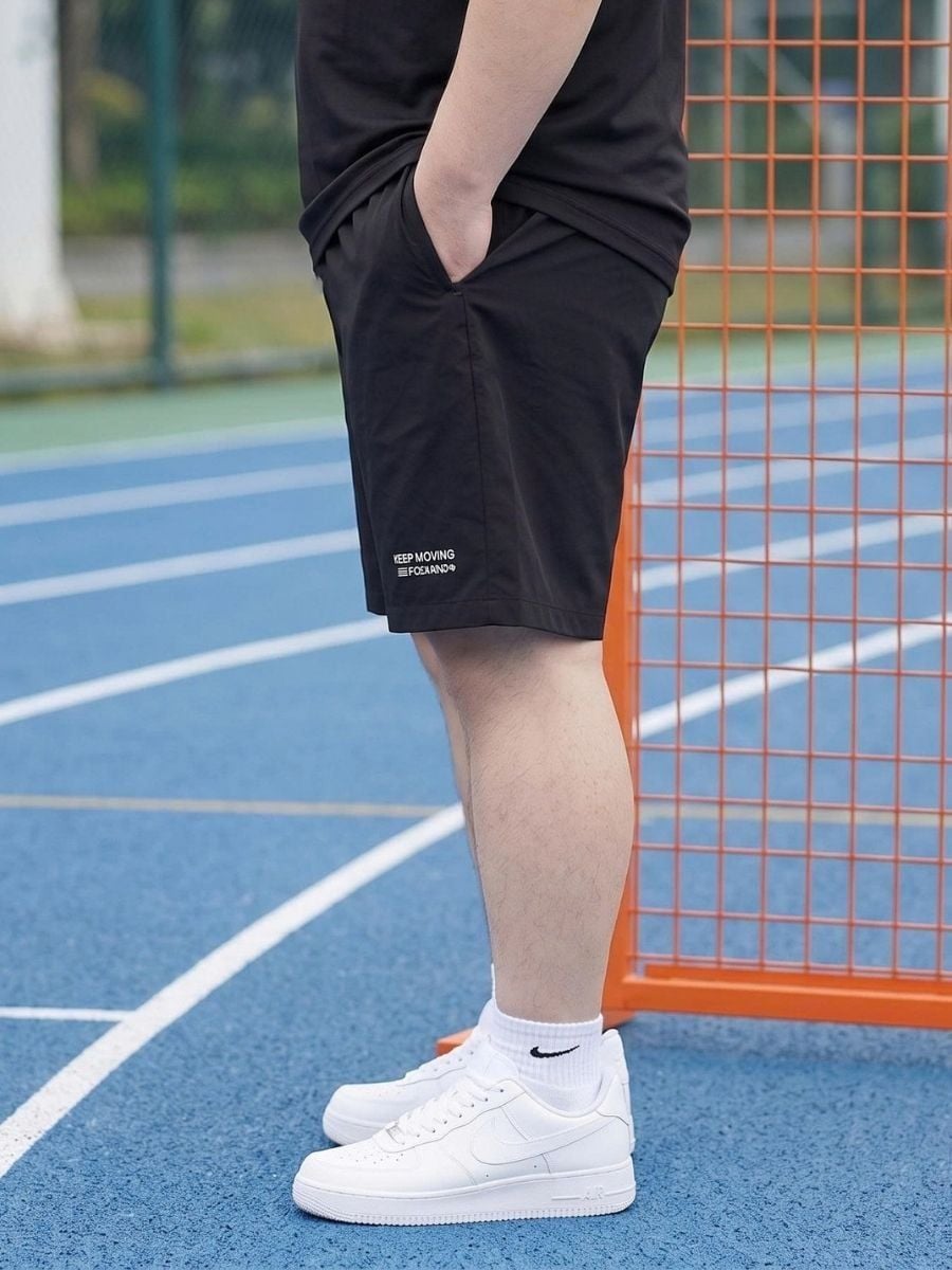 Quần Short Gió Đen Big Size Nam - SN R DEN