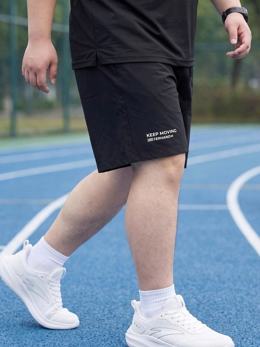 Quần Short Gió Đen Big Size Nam - SN R DEN