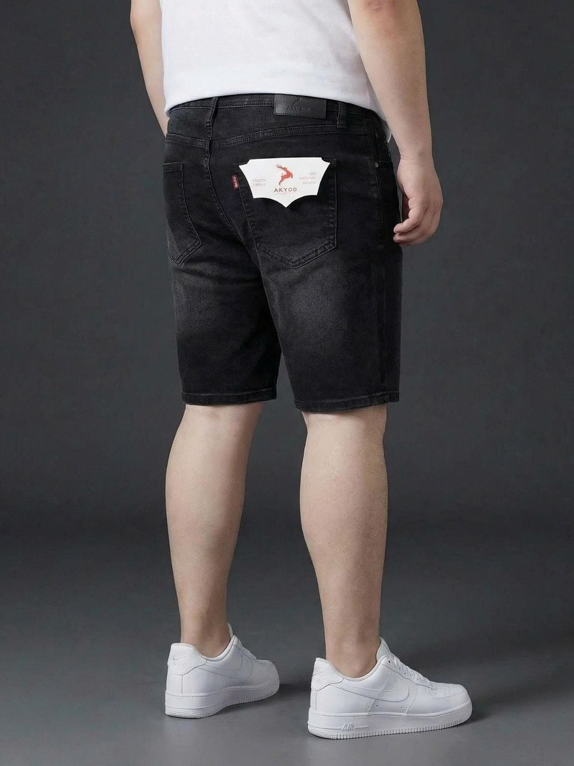Quần Short Jean Đen A3 Big Size Nam