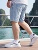 Quần Short Jean Xanh Trắng Big Size Nam - SJ X TRANG