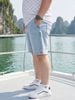 Quần Short Jean Xanh Trắng Big Size Nam - SJ X TRANG