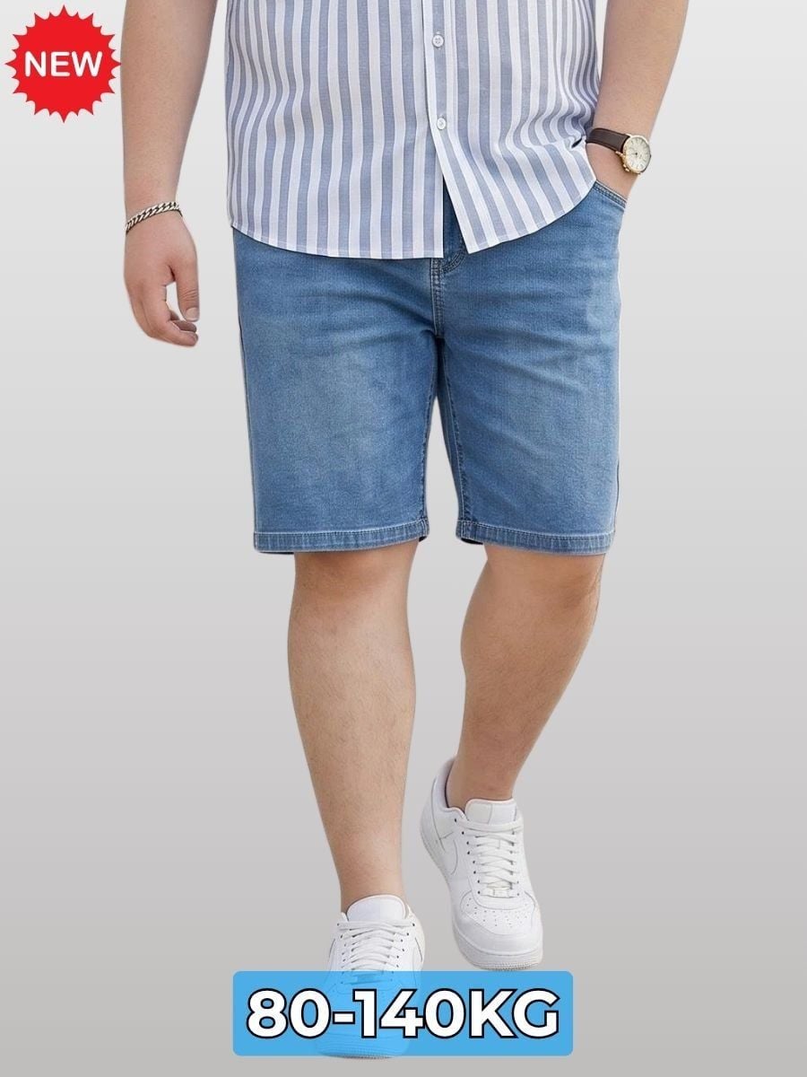 Quần Short Jean Xanh Trên Gối Big Size Nam - SJ N WAS