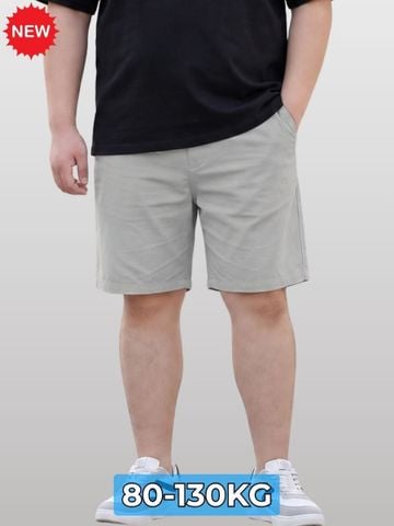 Quần Short Kaki Ghi Big Size Nam - SK GHI