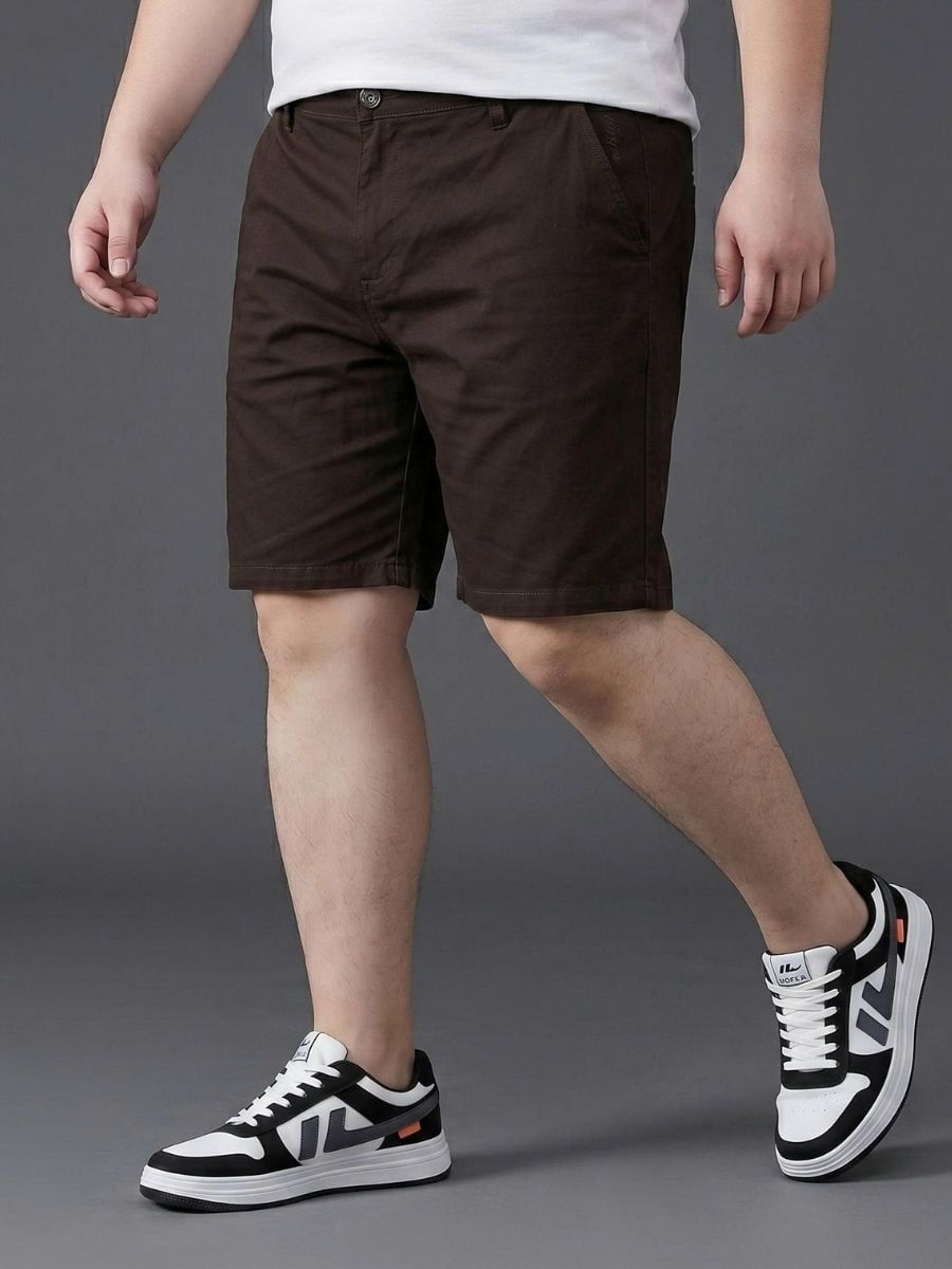 Quần Short Kaki Nâu Ngắn Big Size Nam - SK N REU