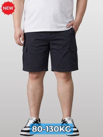 Quần Short Kaki Than Hộp Big Size Nam - SK HOP XAM