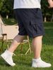Quần Short Kaki Than Hộp Big Size Nam - SK HOP XAM