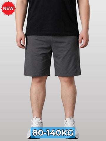 Quần Short Thun Thun Đen Big Size Nam - SN DEN
