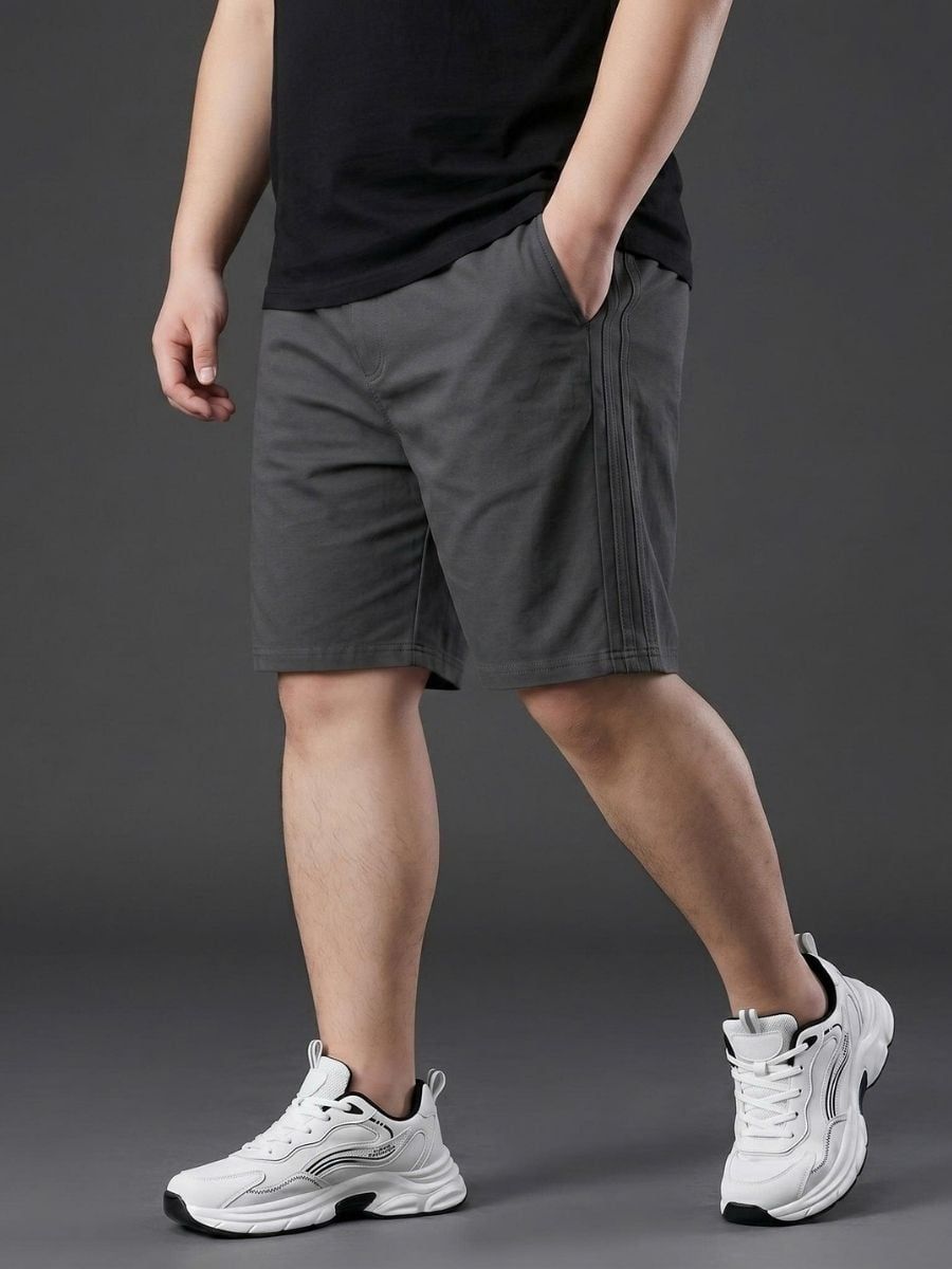 Quần Short Thun Đen Big Size Nam - SN DEN