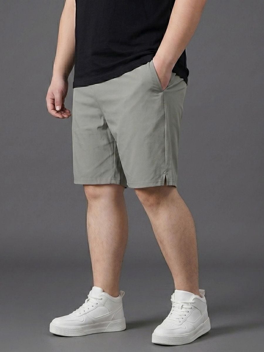 Quần Short Thun Nâu Big Size Nam - SN CHUN NAU