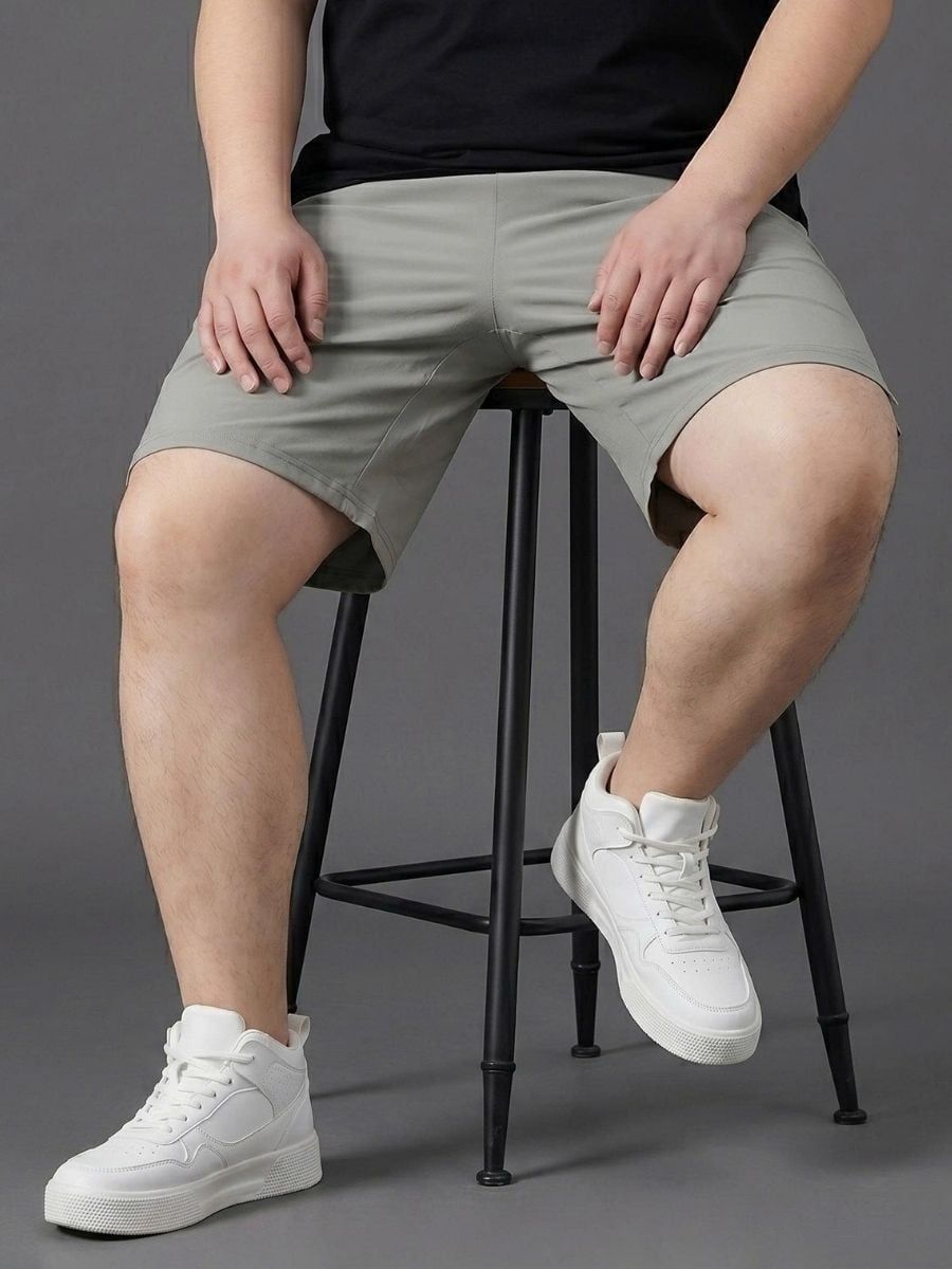 Quần Short Thun Nâu Big Size Nam - SN CHUN NAU